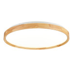 Фото SLE201382-01 Светильник потолочный Светлое дерево/Белый LED 1*40W 3000K/4000K/6000K DELIA