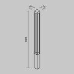 Фото 3 Садово-парковый светильник Outdoor O424FL-L25GF