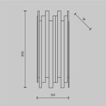 Фото 2 Настенный светильник (бра) Maytoni MOD136WL-01BS