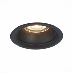 Фото 2 ST200.408.01 Св-к встр. Черный GU10 1*50W  D89xH40 220V Без ламп Встраиваемые светильники