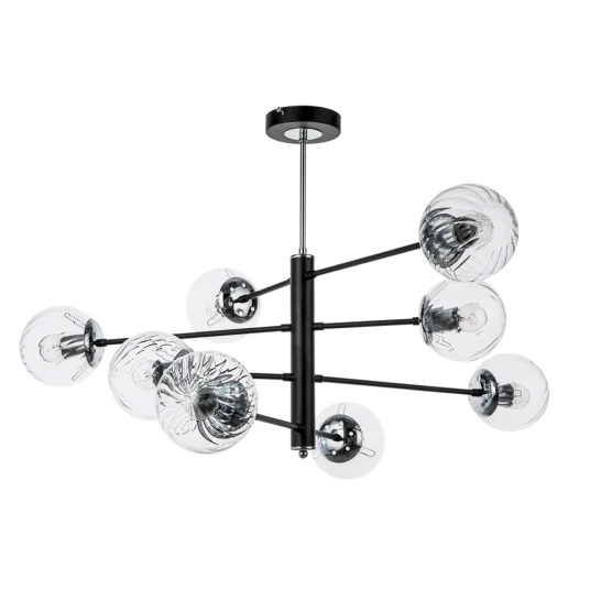 Фото Люстра на штанге Arte Lamp SEGIN A3566PL-8BK