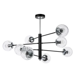 Фото Люстра на штанге Arte Lamp SEGIN A3566PL-8BK