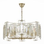 Фото 2 SLE103403-07 Светильник подвесной Шампань/Прозрачный E14 7*40W GIANO