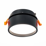 Фото 3 ST651.438.14 Встраиваемый поворотный светильник Черный LED 1*14W 3000K 1 100Lm Ra>90 120° IP20 D105x Встраиваемые светильники