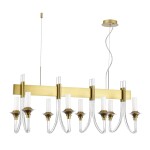 Фото 3 SL1241.213.08 Люстра подвесная ST-Luce Золотистый/Белый E14 8*40W ВЕТРАНО