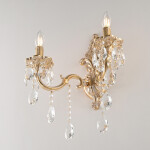 Фото 1 Бра с хрустальными подвесками AL7801B14/2/175 B GW Bohemia Ivele Crystal