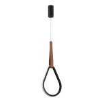 Фото 3 SL6131.413.12 Светильник подвесной ST-Luce Черный/Черный, Терракотовый LED 1*12W 4000K SHAPE