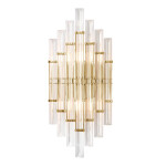 Фото 2 Бра Crystal Lux SARAGOSA AP2 BRASS/TRANSPARENTE