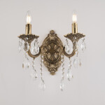 Фото 1 Бра с хрустальными подвесками AL7801B10/2/175 B FP Bohemia Ivele Crystal