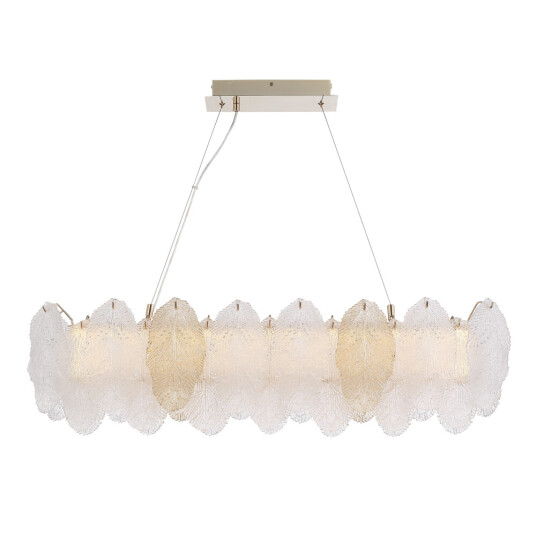 Фото SL6135.233.01 Светильник подвесной ST-Luce золото/прозрачный, янтарный LED 1*24W 3000K ЛАЙТА