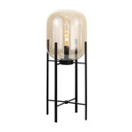 Фото 1 SL1050.515.01 Торшер ST-Luce Черный/Коньячный E27 1*40W (из 2-х коробок) БУРАСКА