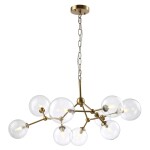 Фото 2 Люстра Crystal Lux MAXIMO SP9 BRONZE
