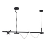 Фото 3 SL6118.403.03 Светильник подвесной ST-Luce Черный/Черный LED 2+1*3+11W 4000K MARLOW