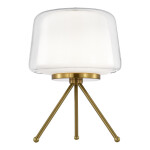 Фото 1 SL6127.304.01 Светильник настольный ST-Luce Латунь/Белый, Прозрачный LED 1*16W 3000K PANDORA