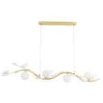 Фото 4 Светильник подвесной Crystal Lux COLIBRI SP4 GOLD