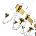 Фото 2 SL1241.213.08 Люстра подвесная ST-Luce Золотистый/Белый E14 8*40W ВЕТРАНО