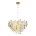 Фото SL6240.203.06 Светильник подвесной ST-Luce золотистый/Прозрачный, янтарный E14 6*60W ТЕНДЕРО