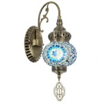 Фото 6 CL419316 Каир Мозаика Синяя Бра