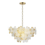 Фото 2 SL6240.203.12 Светильник подвесной ST-Luce золотистый/Прозрачный, янтарный E14 12*60W ТЕНДЕРО