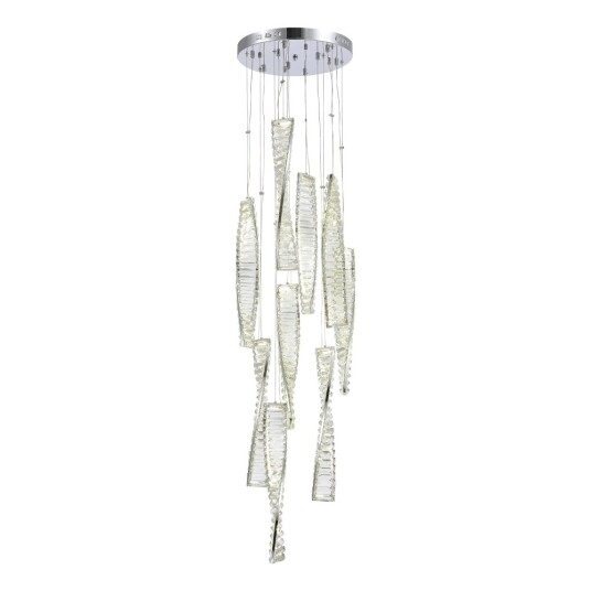 Фото SL6205.103.09 Светильник подвесной ST-Luce Хром/Прозрачный LED 1*99W 4000K ЭЛИКА