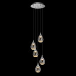 Фото 3 Подвесной светильник MD24001004-5A chrome/clear