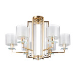 Фото 3 Люстра Crystal Lux NICOLAS SP-PL6 GOLD/WHITE
