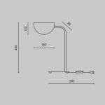 Фото 3 Настольный светильник Maytoni MOD126TL-01B