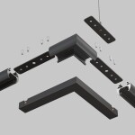 Фото 1 Комплектующие для накладной трековой системы Technical TRA172CL-R-11B