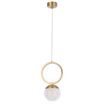 Фото 4 Светильник подвесной Crystal Lux CAROLINA SP1 V1 BRASS