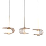 Фото 7 Подвесной светильник MD24020901-3B gold/cognac