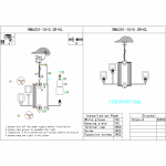 Фото 2 Светильник подвесной iLamp King RM6201-10+5 CR+CL