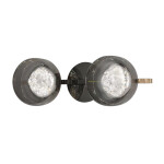 Фото 2 Настенный светильник MT9128-2W black/smoke