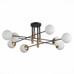 Фото 3 SL1203.402.08 Люстра потолочная ST-Luce Бронза,Черный/Белый E27 8*40W LIMANO