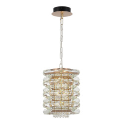 Фото SL6137.203.01 Светильник подвесной ST-Luce медь/прозрачный E14 1*40W СТРОЦЦИ