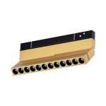 Фото 1 ST805.246.12 Магнитный трековый светильник Золотистый LED 1*12W 4000K 550Lm Ra>90 36° IP20 L220xW22x SKYLINE 48