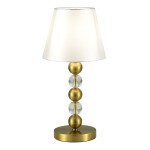 Фото SL2003.304.01 Прикроватная лампа ST-Luce латунь/белый E27 1*40W АВРОРА