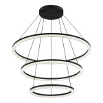 Фото 2 SL1018.403.03 Светильник подвесной ST-Luce черный/прозрачный LED 1*130W 4000K ЭВКЛИДИК