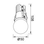 Фото 2 8894 Встраиваемый светильник BEAD