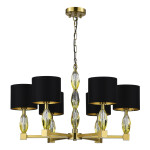 Фото 2 SL1759.303.06 Люстра подвесная ST-Luce Латунь/Черный E14 6*40W LINGOTTI