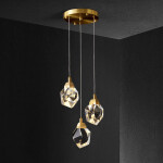 Фото 3 Подвесной светильник 9701P/3R brass