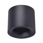 Фото 1 ST761.443.10 Светильник потолочный черный LED 1*10W 4000K 530Lm Ra 36° IP20 D80xH70 170-240VV Накладные светильники