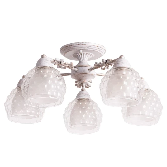 Фото Потолочная люстра Arte Lamp MALINA A7695PL-5WG