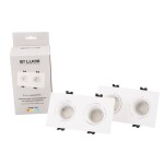 Фото ST906.508.02_2 Светильник встраиваемый со сменным модулем ST-Luce белый/прозрачный LED 1*11.2W 4000K Встраиваемые светильники