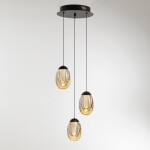 Фото 1 Подвесной светильник MD25090022-3A matt black/champagne