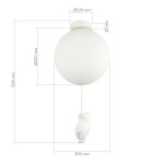 Фото 1 SLE115412-01 Подвес Белый/Белый E27 1*60W MODENA