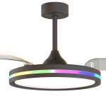 Фото 2 8728 Люстра потолочная-вентилятор RAFAGA