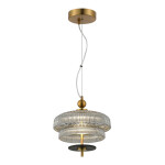 Фото 4 SL6122.303.01 Светильник подвесной ST-Luce Латунь/Латунь, Дымчатый LED 1*8W 3000K ORIENTAL