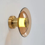 Фото 1 Настенный/Потолочный светильник 8665W/S gold/amber