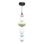 Фото 3 SL6134.433.01 Светильник подвесной ST-Luce черный/розовый, зеленый, синий, опаловый LED 1*24W 3000K ФЛОРЕНТИНИ