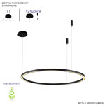 Фото 5 Люстра Crystal Lux FORTUNA SP88W LED BLACK